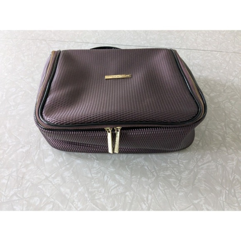 Laura Ashley Purple Travel Bathroom Tote Cosmetic Hygiene Case Bag Hanging
